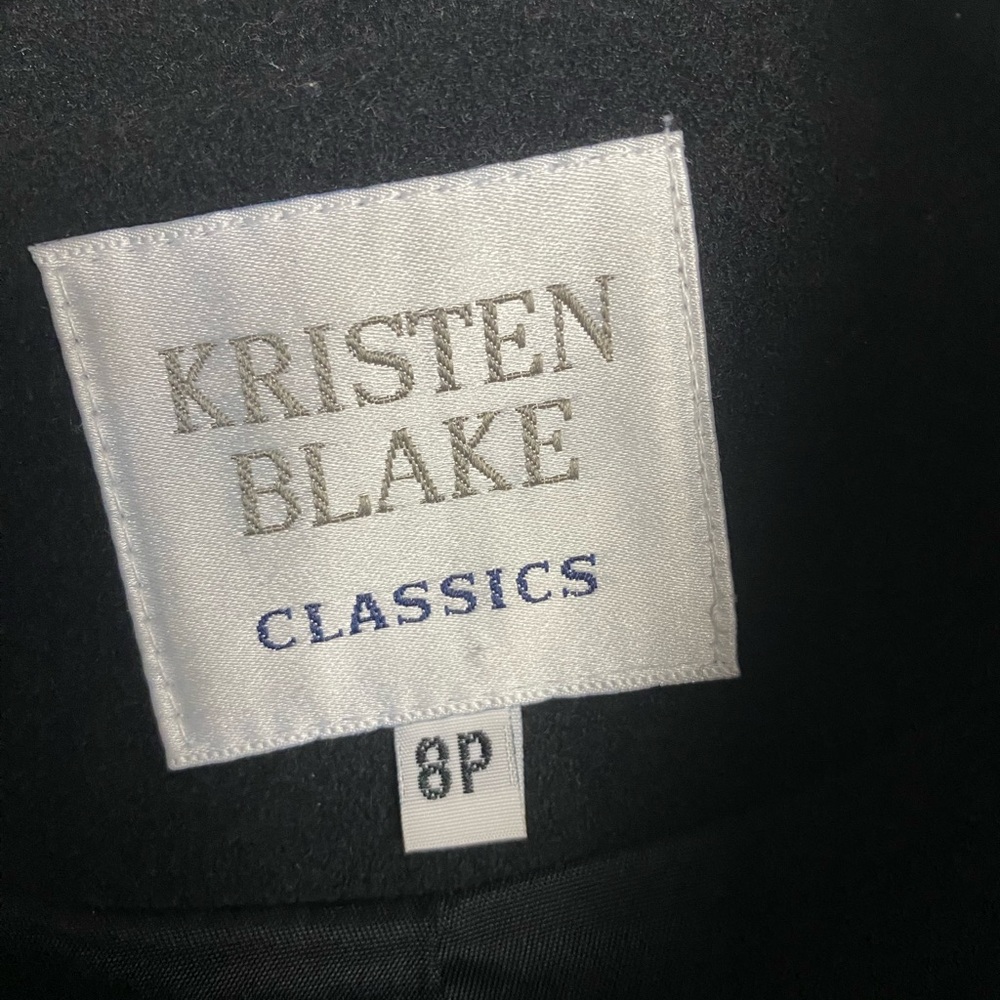 Kristen Blake Classics Wool Coat size 8p - Picture 3 of 4